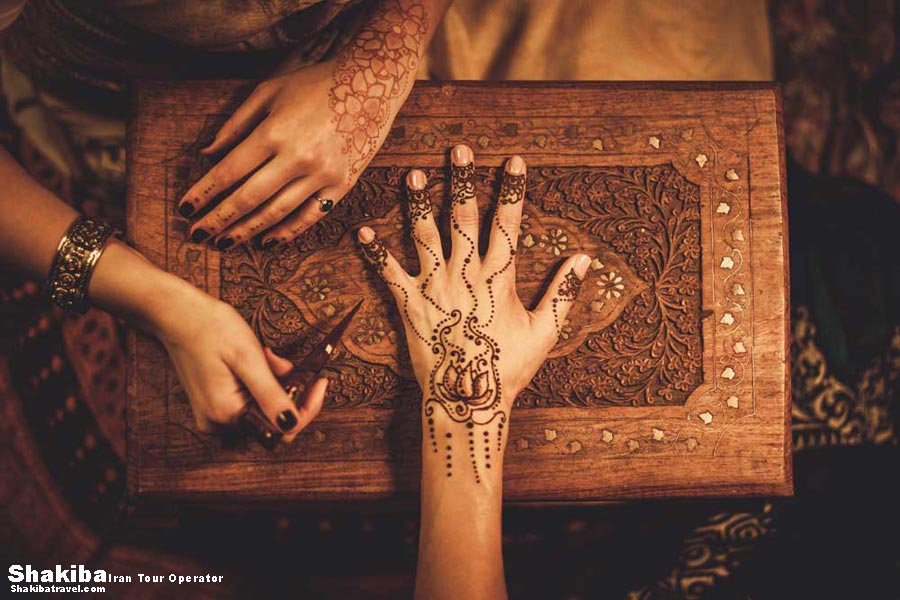 Persian henna tattoo